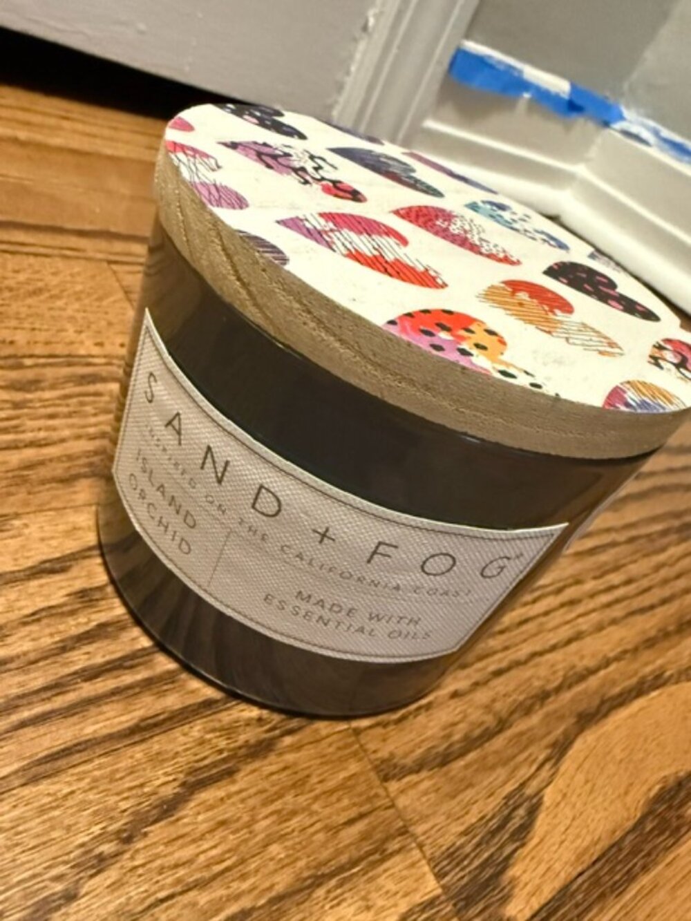 (4 for $20) Sand + Fog Island Orchid 12 oz Jar Candle- NEW